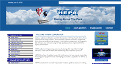 Desktop Screenshot of hepa.com