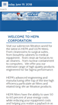 Mobile Screenshot of hepa.com